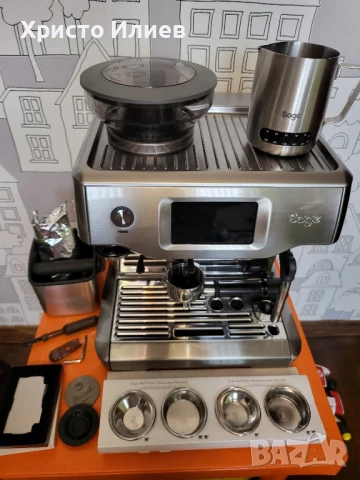 Кафемашина SAGE the Barista Touch Еспресо машина с дисплей, снимка 7 - Кафемашини - 50820310