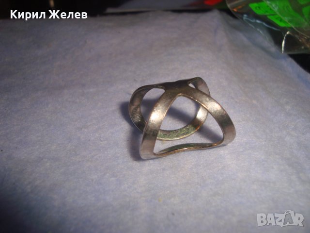 СТАР ПОСРЕБРЕН АЖУРЕН АРТ ПРЪСТЕН РЕГУЛИРУЕМ МОДЕЛ 27719