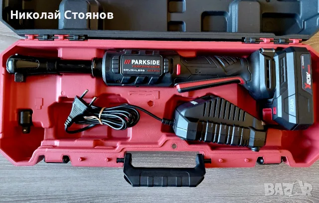 Акумулаторната тресчотка Parkside Performance PARP 20-Li B2 .С батерия 2.0Аh и зарядно 2.4А