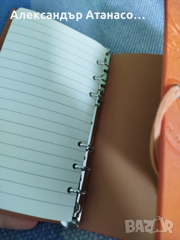 Тетрадка от изкуствена кожа, празни страници, 12x18.6 см, нова, снимка 5 - Ученически пособия, канцеларски материали - 52110554