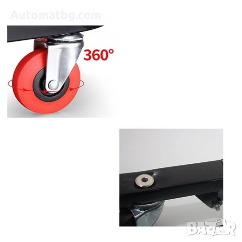 Лежанка за сервиз Automat, Сгъваема, 92см, Черен, снимка 2 - Аксесоари и консумативи - 44242011