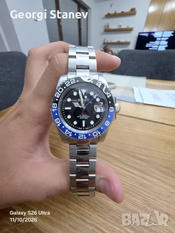 Seiko Mod- Rolex GMT Batman