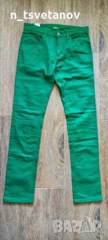 Детски юношески панталони дънки Benetton, снимка 1 - Детски панталони и дънки - 36788811