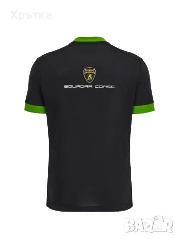 Macron x Lamborghini Squadra Corse - Оригинална мъжка тениска р-р S, снимка 3 - Тениски - 55789774