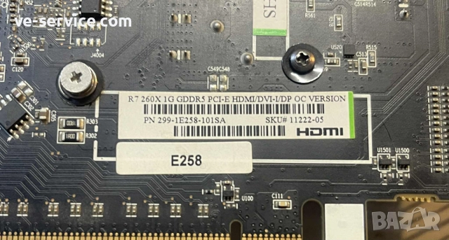 Видео карта SAPPHIRE RADEON R7 260 HD 7790 OC 1GB GDDR5 PCI-E 3.0 x16 DVI DP HDMI, снимка 6 - Видеокарти - 52244227
