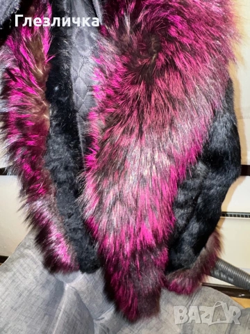 Уникално кожухче от естествен косъм , снимка 3 - Палта, манта - 53328971