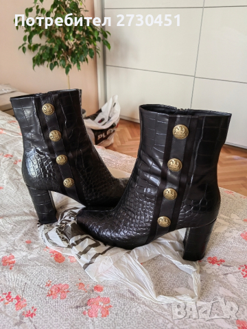 Кожени боти Musette, снимка 3 - Дамски боти - 44792618