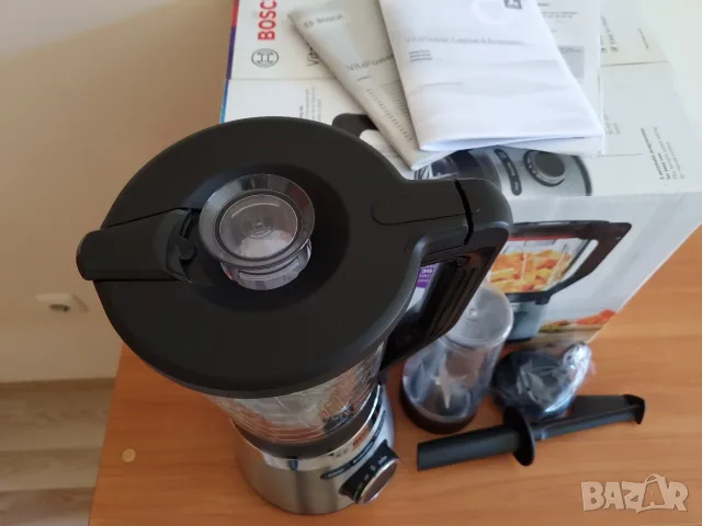 Блендер Bosch VitaPower Serie 4 MMB6384M, 1200 W, 1.5 л, 3 автоматични програми, Кана ThermoSafe, снимка 4 - Блендери - 56118320