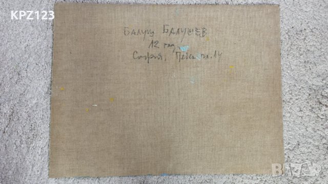 КАРТИНА  ПЕЙЗАЖ 1977 год.(маслени бои) / БАЛУШ БАЛУШЕВ, снимка 7 - Картини - 29092113