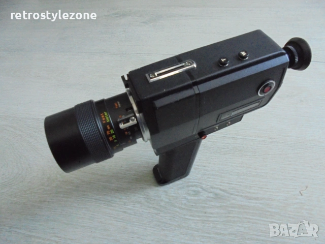 № 8579 Винтидж кино камера NALCOM Super 8 + оригинална чанта, снимка 6 - Антикварни и старинни предмети - 54320392