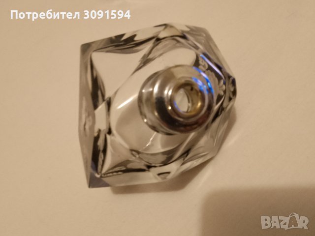  Арт Деко -1920г"Кристални бутилки за парфюми с  декорация цветя - арт деко"  , снимка 5 - Антикварни и старинни предмети - 42794251