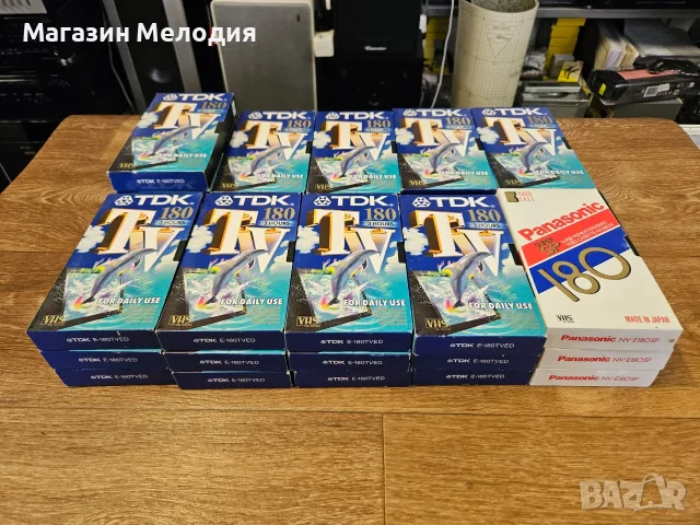 Видеокасети VHS TDK и Panasonic (180 мин.) – Отлично състояние!, снимка 2 - Плейъри, домашно кино, прожектори - 55830473