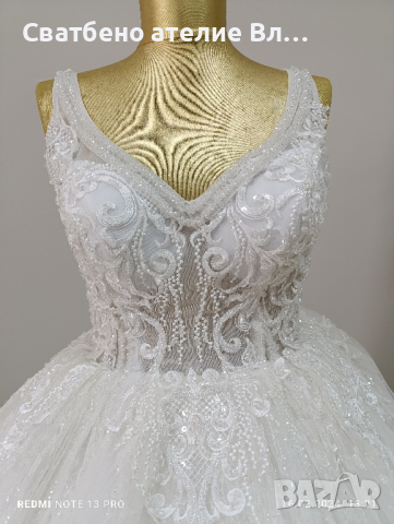 ПРОМО нова Разкошна пищна турска сватбена булчинска рокля , снимка 6 - Сватбени рокли - 44551698
