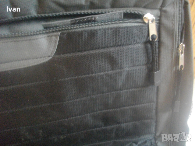 Голяма Чанта Пътна/Туристическа/За Лаптоп-490х320х110мм-Сиво/Черна-Почти Нова-Отлична-Здрав Плат, снимка 4 - Чанти - 44528649