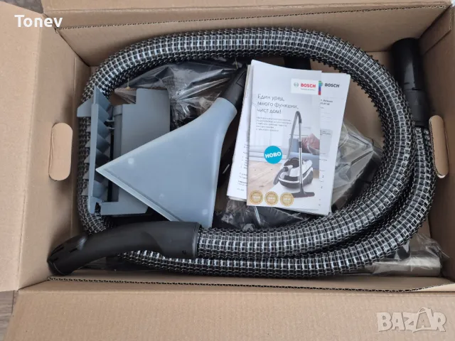 Прахосмукачкa BOSCH BWD420HYG Сухо и мокро почистване, снимка 4 - Прахосмукачки - 48079122