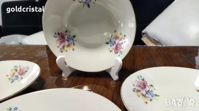 Стар български порцелан чинии дълбоки , снимка 9 - Антикварни и старинни предмети - 50092611