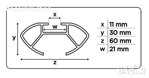 Напречни греди за Bmw,Citroen -Menabo DLFIX201FP -L, снимка 6 - Аксесоари и консумативи - 39624835