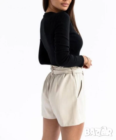 къси кожени панталонки, снимка 10 - Къси панталони и бермуди - 51320388