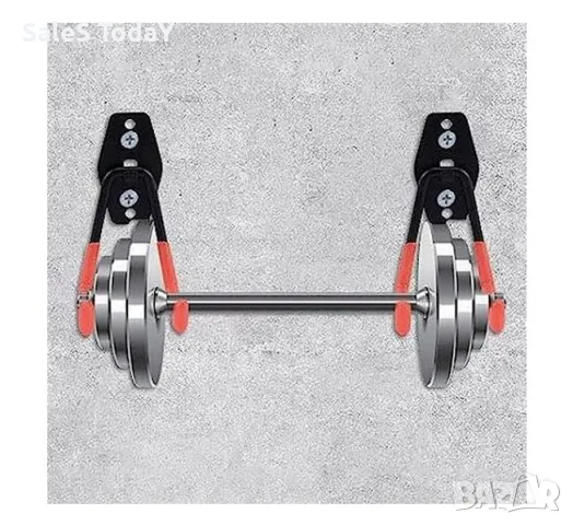 Кука за стена, Метална двойна кука за малки инструменти 6x6.5x11см 