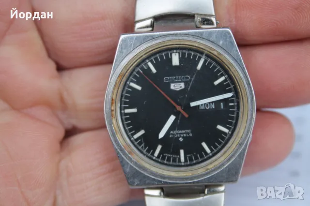 Японски мъжки часовник ''Seiko 5'' автоматик, снимка 2 - Мъжки - 49061139
