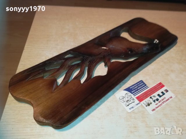 елен-50см-дърворезба-тик 0101211017, снимка 4 - Колекции - 31269396