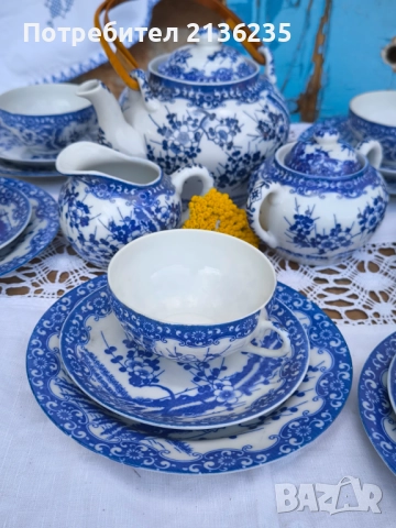 Сервиз за чай, снимка 9 - Сервизи - 51697507