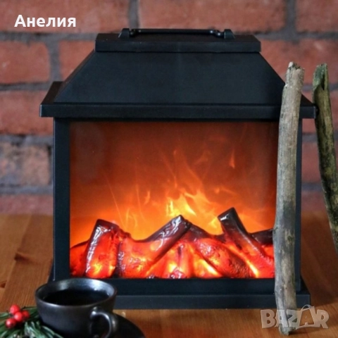 Декоративен led фенер камина