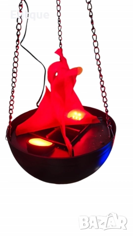 Декоративна окачена електрическа камина с реалистичен LED пламък, снимка 5 - Декорация за дома - 52832913