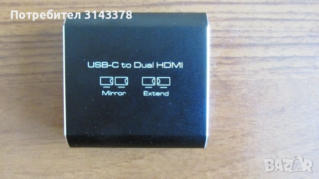 Адаптер USB Type C към два HDMI, снимка 2 - Кабели и адаптери - 54112753