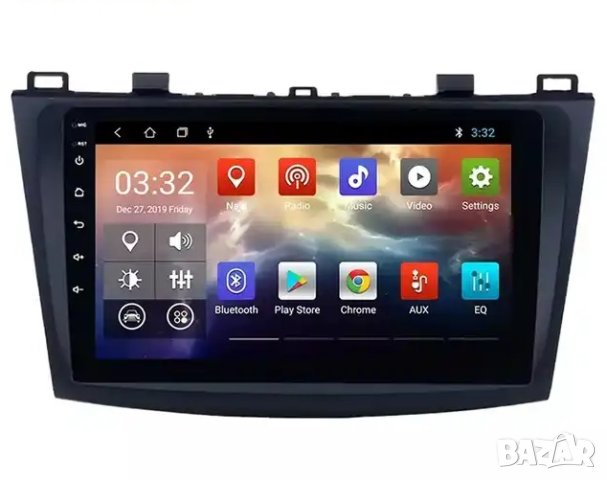 Мултимедия, за Mazda 3, Двоен дин, 1, 2 BK, Навигация, дисплей 2 Дин, плеър 9“ екран, Android, Мазда, снимка 5 - Аксесоари и консумативи - 42170318