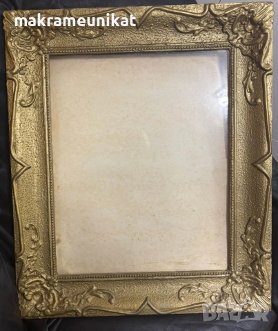 Рамки със стъкло, дървени, красива декорация, за картина, гоблен, огледало, 3 броя, снимка 4 - Антикварни и старинни предмети - 53036657