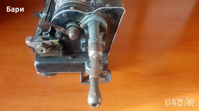 Стара немска изчислителна машина,калкулатор в стил арт декоTRIUMPHATOR, снимка 11 - Колекции - 42647807