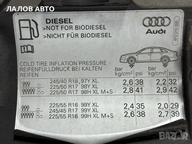 Капачка Резервоар Ауди А6 Ц6 Седан (04-11г) Kapachka Rezervoar AUDI A6 C6 Sedan, снимка 3 - Части - 55887324