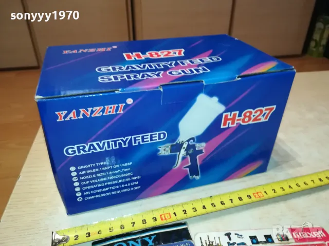 ПИСТОЛЕТ ЗА БОЯДИСВАНЕ-НОВ 0902250645, снимка 3 - Други инструменти - 49031365