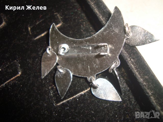 СРЕБРИСТА БРОШКА ЕТНО - АРТ СТИЛ МЕТАЛНА 12266, снимка 2 - Други - 32101874