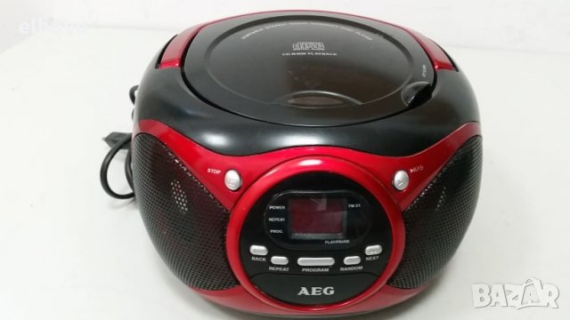 CD player с радио AEG SR 4351-червен, снимка 2 - MP3 и MP4 плеъри - 29646933