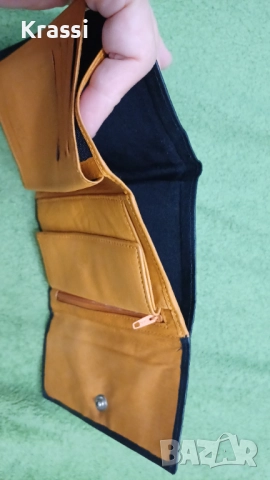 Мъжки портфейл  естествена кожа , снимка 6 - Портфейли, портмонета - 52024082