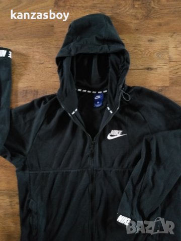 Nike AV15 Fleece AOP Hoodie - страхотно мъжко горнище ХЛ, снимка 3 - Спортни дрехи, екипи - 39580625