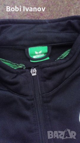 erima анцуг горнище черно с зелени кантове размер 42, снимка 5 - Спортни екипи - 42899005