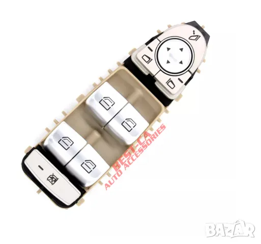 Панел за управление ел. стъкла за Mercedes W205 W213 GLC (C253/X253) бежов, снимка 2 - Аксесоари и консумативи - 49003709