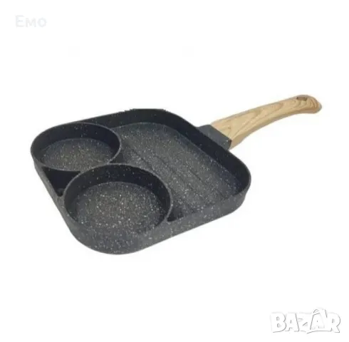 Иновативен и практичен тиган от 3 части, снимка 5 - Съдове за готвене - 48525124