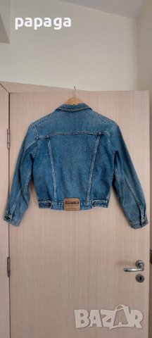 Дънково оригинално яке Dallas,леко паднало рамо,s размер, снимка 2 - Якета - 38393900