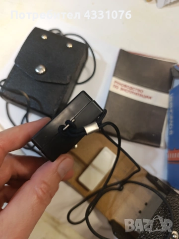 ЛЕНИНГРАД 8 (2бр.) ФОТОГРАФСКИ СВЕТЛОМЕР СССР 1991г. с КАЛЪФ ЕСТЕСТВЕНА КОЖА, снимка 3 - Антикварни и старинни предмети - 53099686