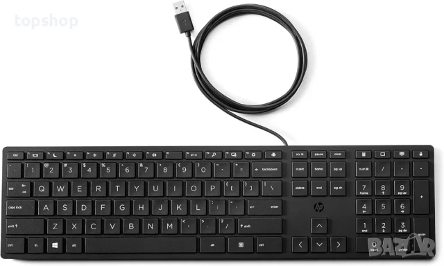 НОВА клавиатура HP Wired Desktop 320K с усб ( hsa c001k ), снимка 6 - Клавиатури и мишки - 50494661
