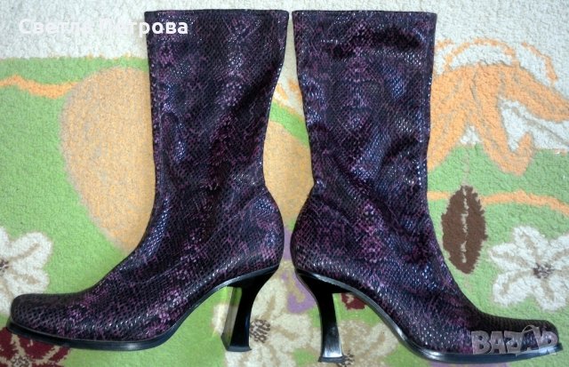 Дамски ботушки на Джино Вентори, 39-ти номер., снимка 5 - Дамски ботуши - 30450433