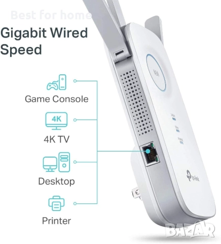 TP-Link AC1750 WiFi разширител, снимка 6 - Ресийвъри, усилватели, смесителни пултове - 52346695