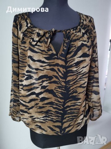Дамска блуза Zara, снимка 1 - Ризи - 34252336