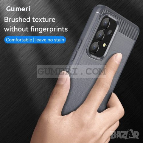 Samsung Galaxy A53 5G Противоударен Силиконов Гръб - Карбон, снимка 15 - Калъфи, кейсове - 36540732