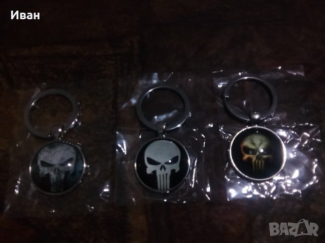 Ключодържател метален с емблема череп 3 модела , снимка 5 - Други - 29852214