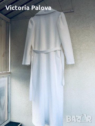Красив дълъг бял халат BLEYLE Германия, снимка 9 - Пижами - 31958325